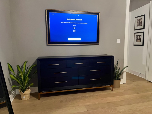 Professional Samsung Frame TV mounting services in Austin, TX