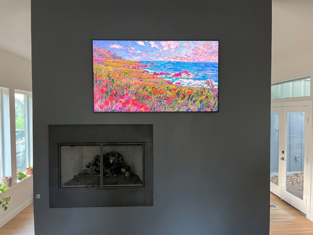 Premium Samsung Frame TV wall mounting services in Austin, TX