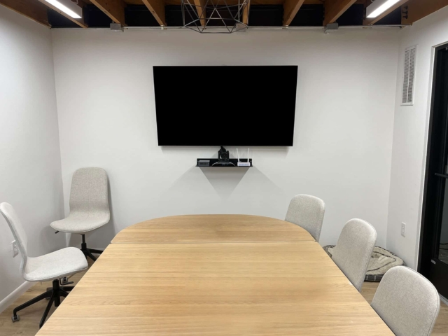 Professional office TV mounting services in Austin, TX